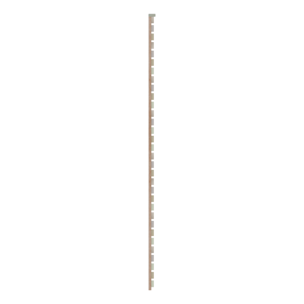 Iroko Narrow Slatted Fence Panel - Image 4