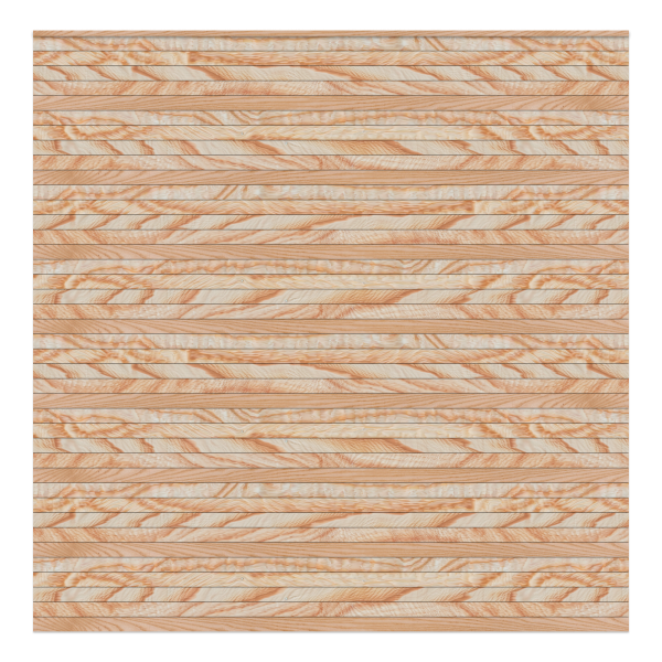 Front view of the Douglas Fir narrow slat solid fence panel.