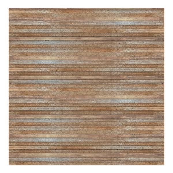 Front view of the Iroko narrow solid Fence Panel.
